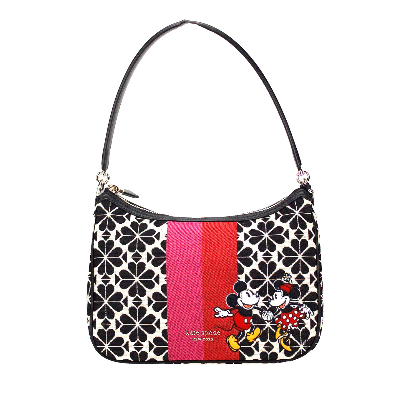 Kate Spade Disney 100 Sam Small Spade Flower Jacquard Canvas Shoulder Bag Kate Spade