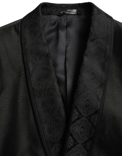 Dolce & Gabbana Black MARTINI Single Breasted Coat Blazer Dolce & Gabbana