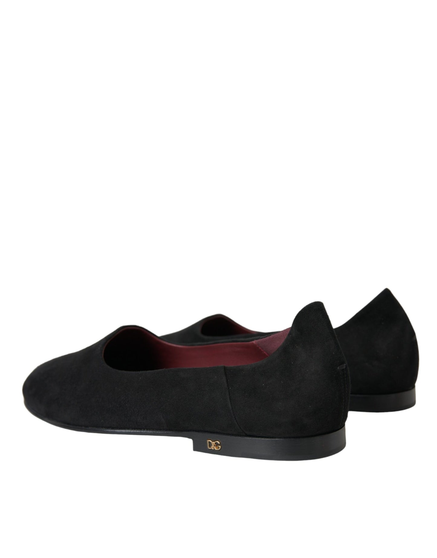 Dolce & Gabbana Black Suede Loafers Formal Dress Slip On Shoes Dolce & Gabbana