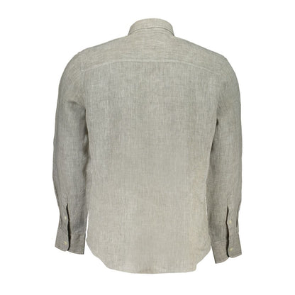 North Sails Gray Linen Shirt North Sails