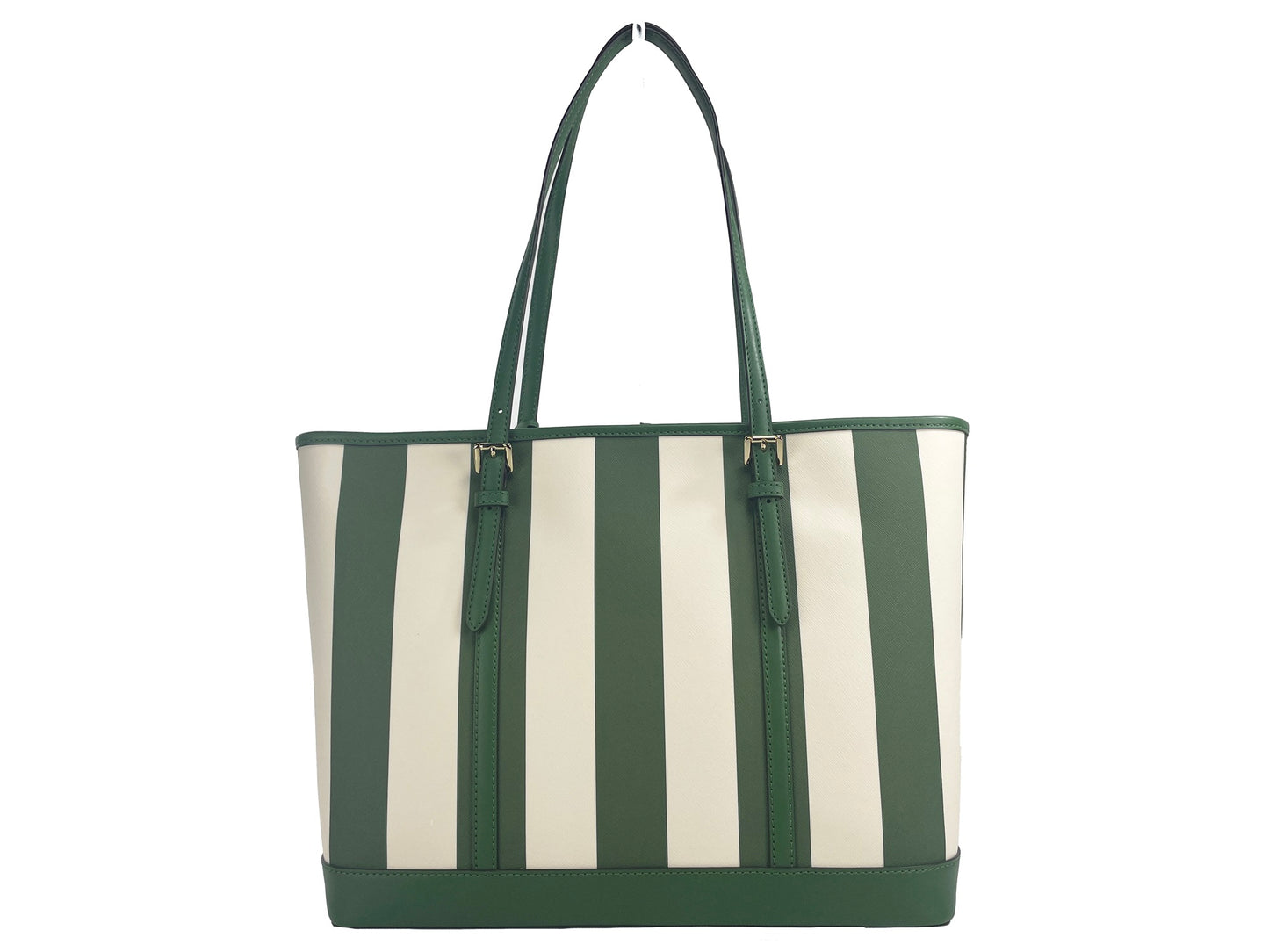 Michael Kors Jet Set Travel Large TZ Shoulder PVC Tote Bag Purse Fern Green Michael Kors