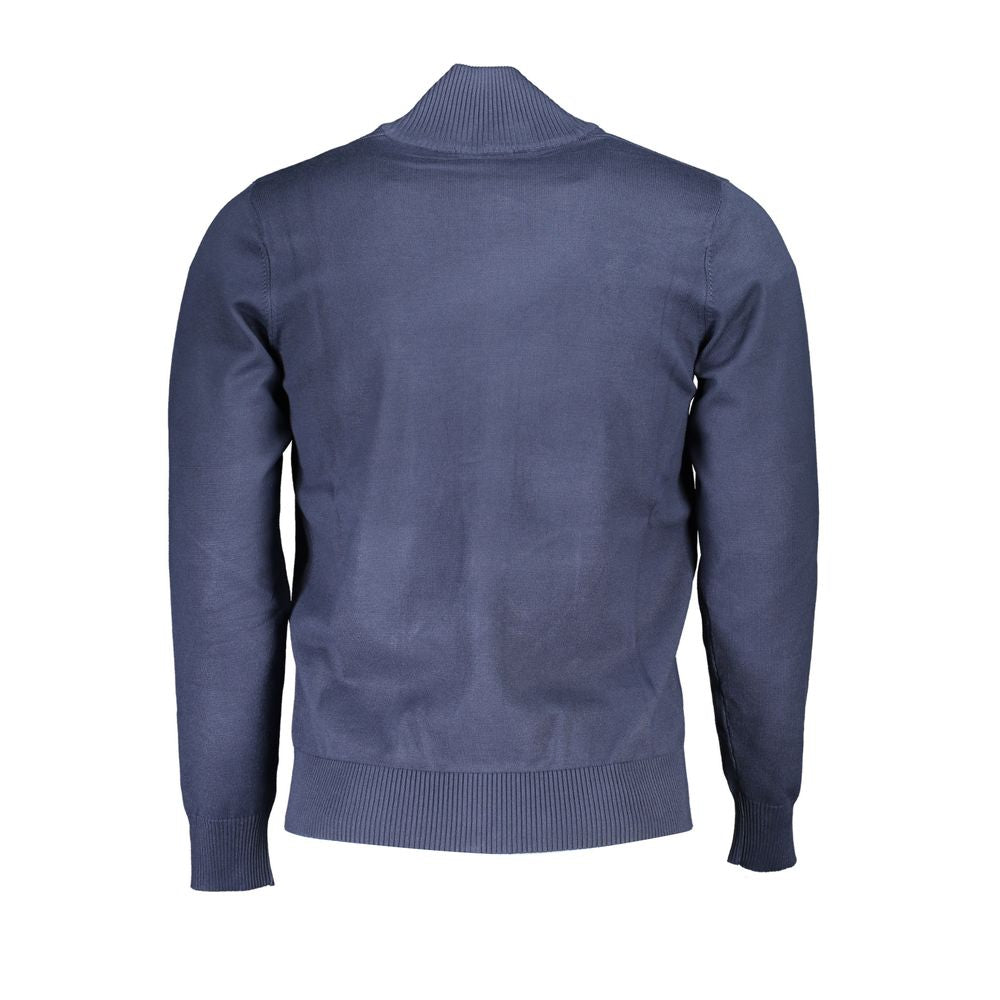 U.S. Grand Polo Blue Nylon Sweater U.S. Grand Polo