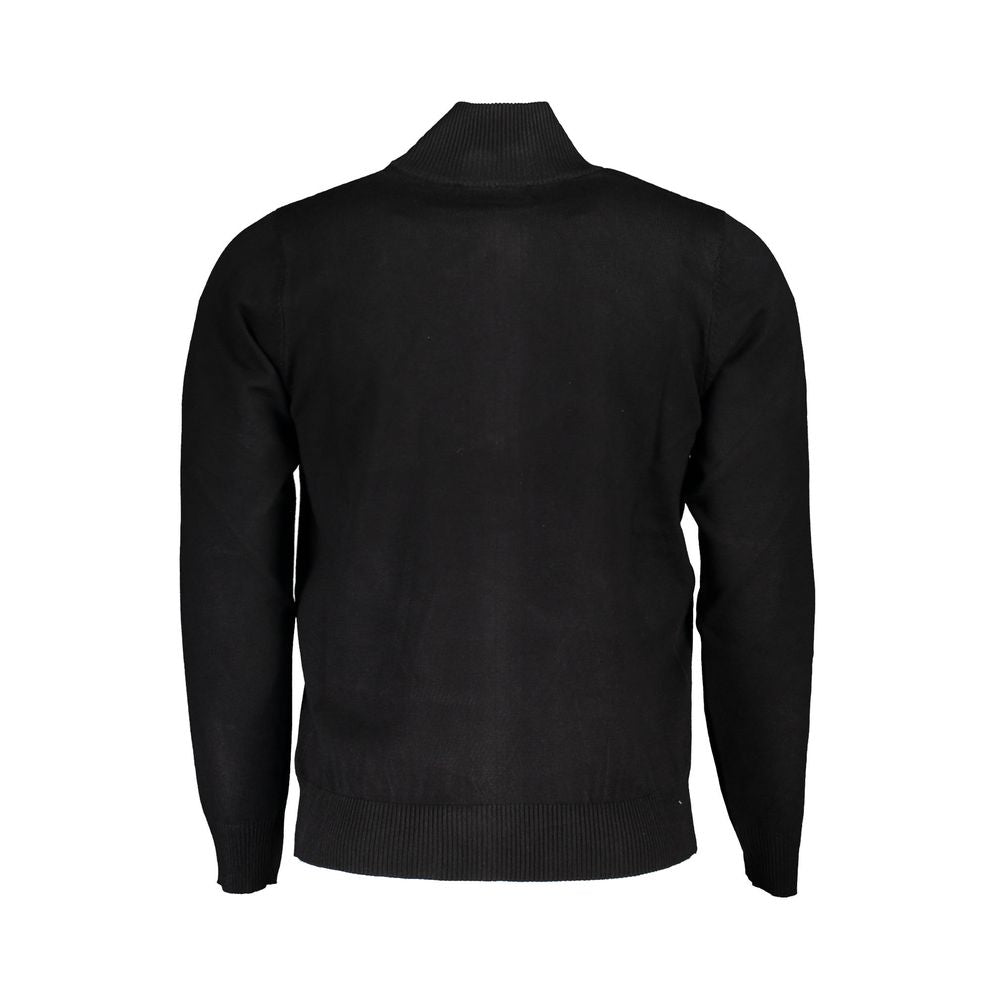 U.S. Grand Polo Black Nylon Sweater