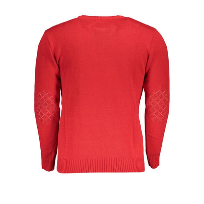 U.S. Grand Polo Red Fabric Sweater U.S. Grand Polo