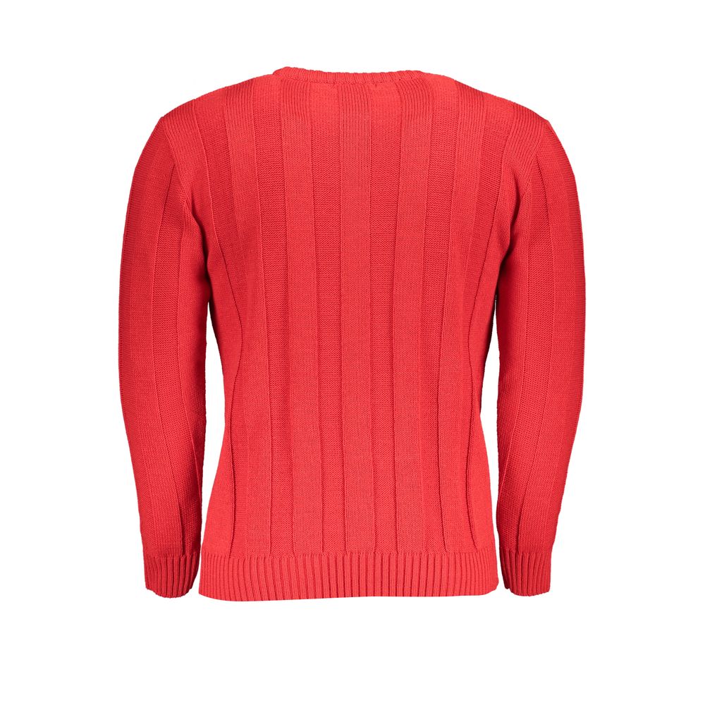 U.S. Grand Polo Red Fabric Sweater U.S. Grand Polo