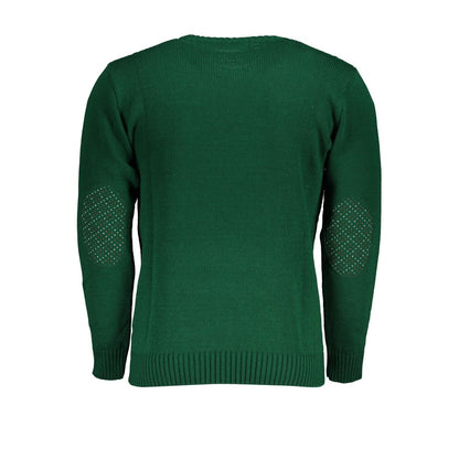 U.S. Grand Polo Green Fabric Sweater U.S. Grand Polo