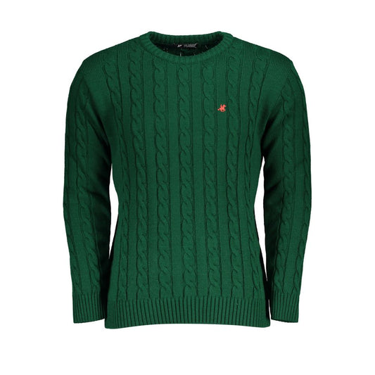 U.S. Grand Polo Green Fabric Sweater U.S. Grand Polo