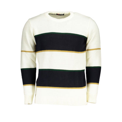 U.S. Grand Polo White Fabric Sweater U.S. Grand Polo