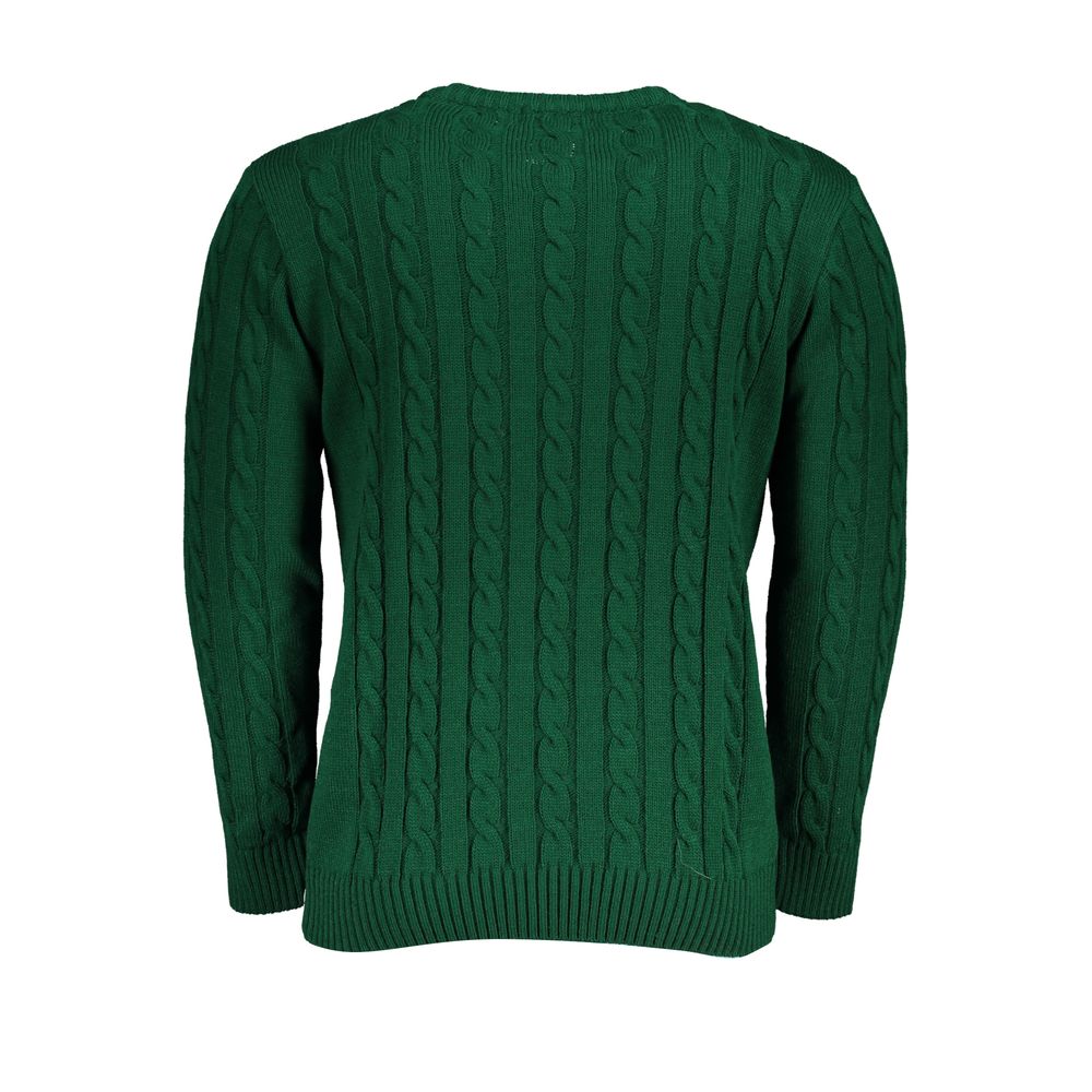 U.S. Grand Polo Green Fabric Sweater U.S. Grand Polo