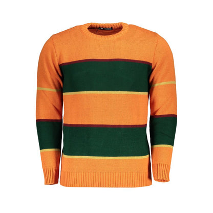 U.S. Grand Polo Orange Fabric Sweater U.S. Grand Polo