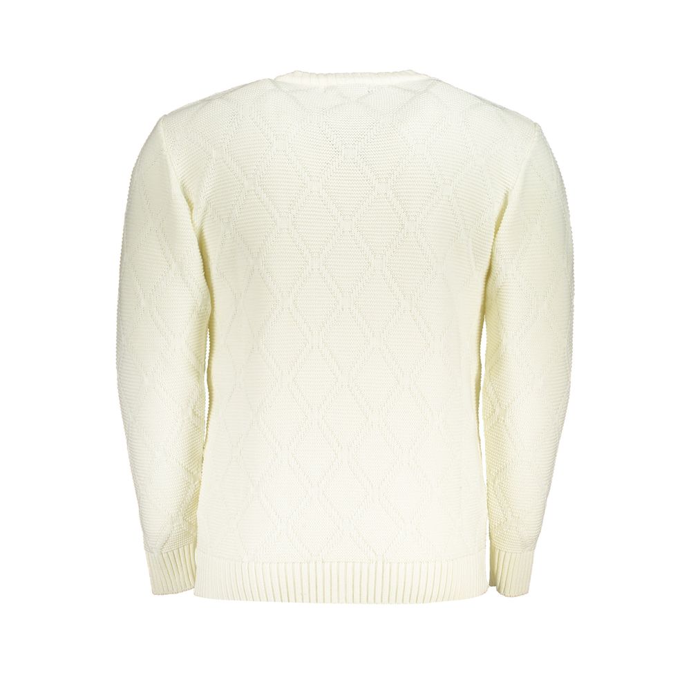 U.S. Grand Polo White Fabric Sweater U.S. Grand Polo