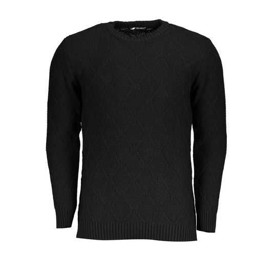 U.S. Grand Polo Black Fabric Sweater U.S. Grand Polo