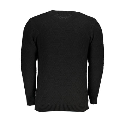 U.S. Grand Polo Black Fabric Sweater U.S. Grand Polo