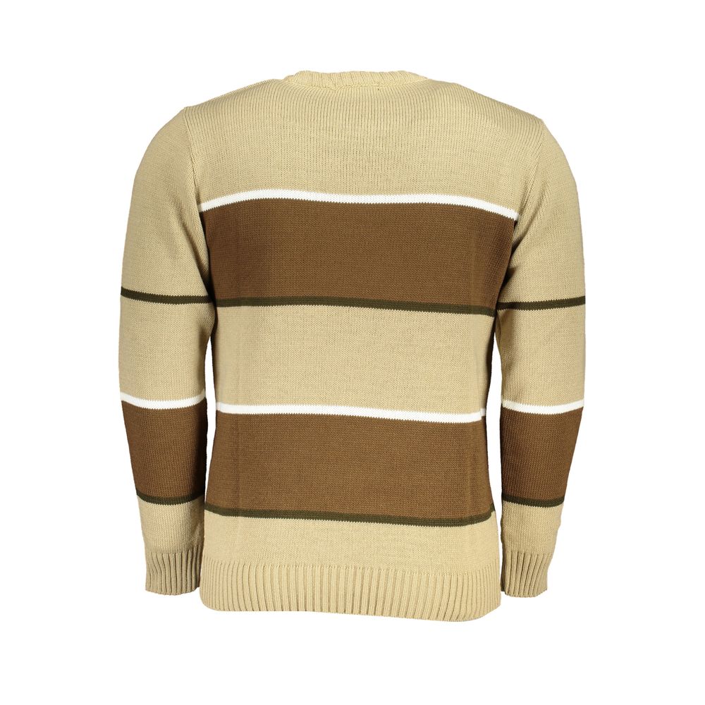 U.S. Grand Polo Beige Fabric Sweater U.S. Grand Polo