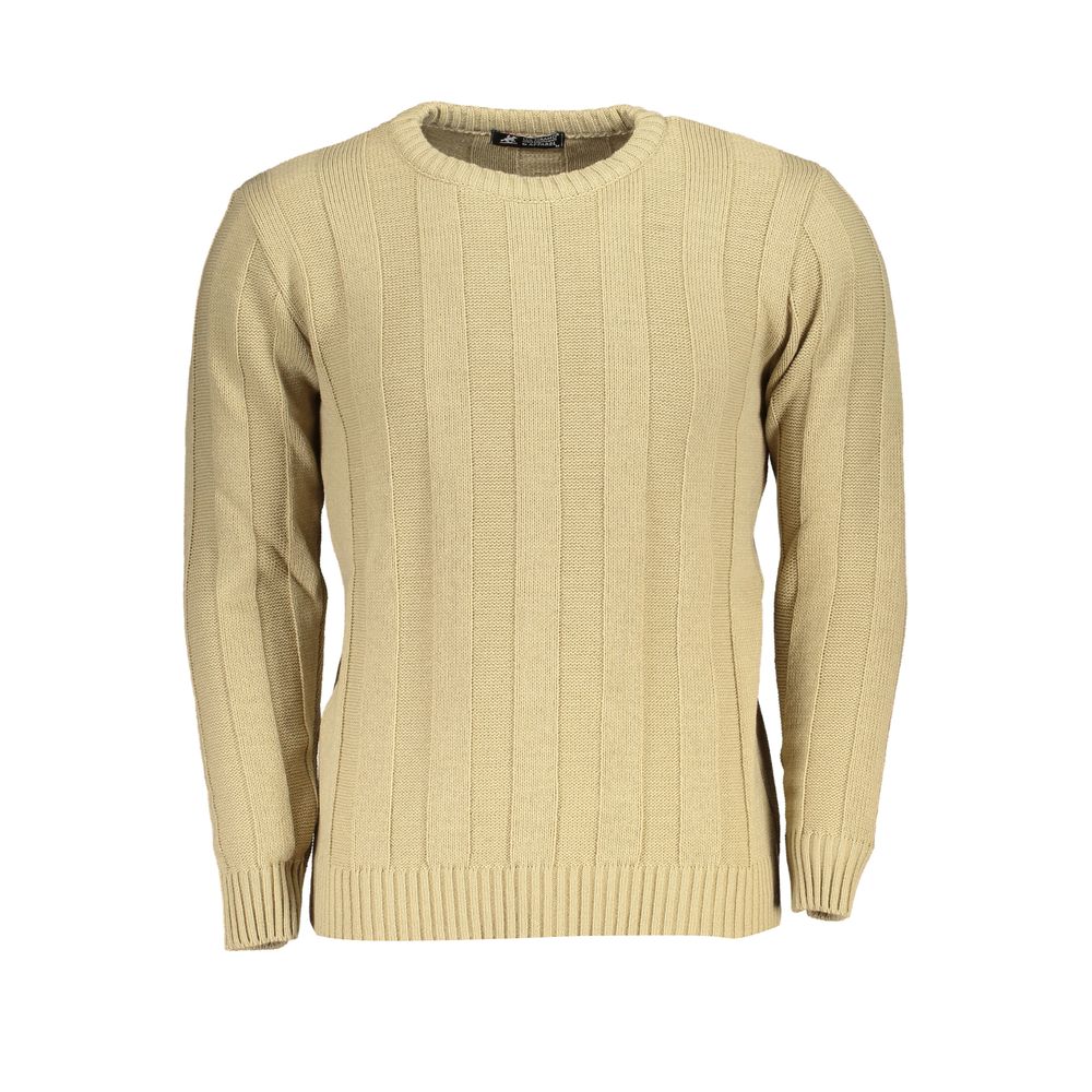 U.S. Grand Polo Beige Fabric Sweater U.S. Grand Polo