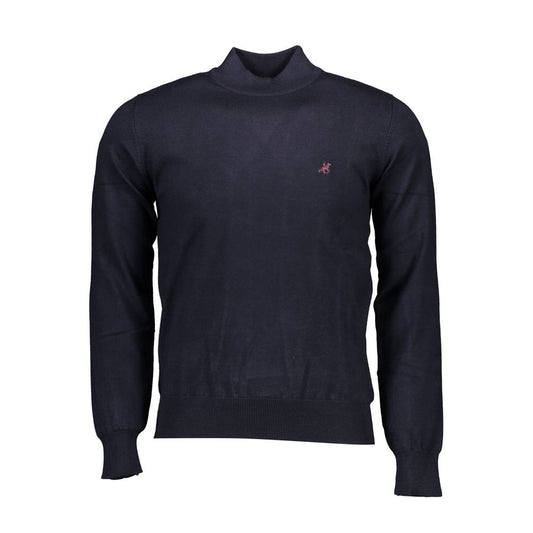 U.S. Grand Polo Blue Nylon Sweater U.S. Grand Polo