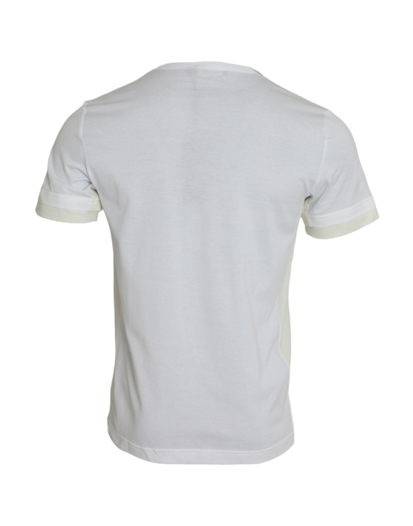 Dolce & Gabbana White Cotton Pocket Short Sleeves T-shirt Dolce & Gabbana