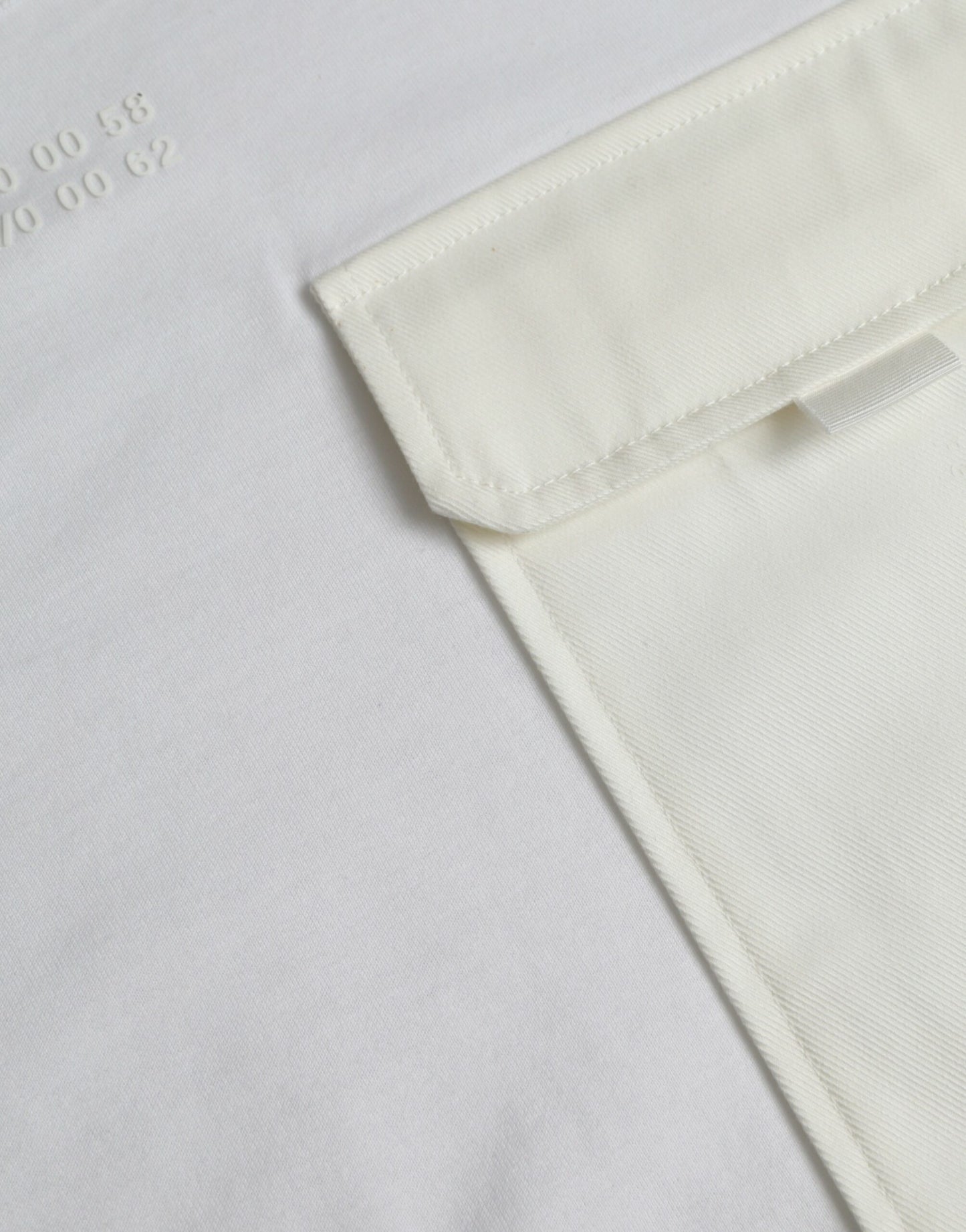 Dolce & Gabbana White Cotton Pocket Short Sleeves T-shirt Dolce & Gabbana