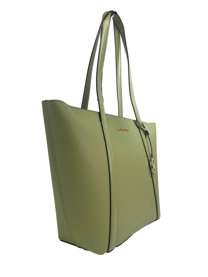 Michael Kors Large Pratt Shoulder Zip Tote Bag Light Sage Michael Kors