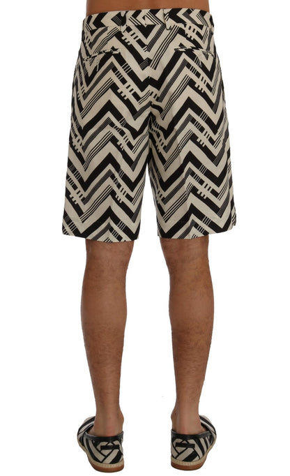 Dolce & Gabbana Striped Casual Knee-High Shorts Dolce & Gabbana