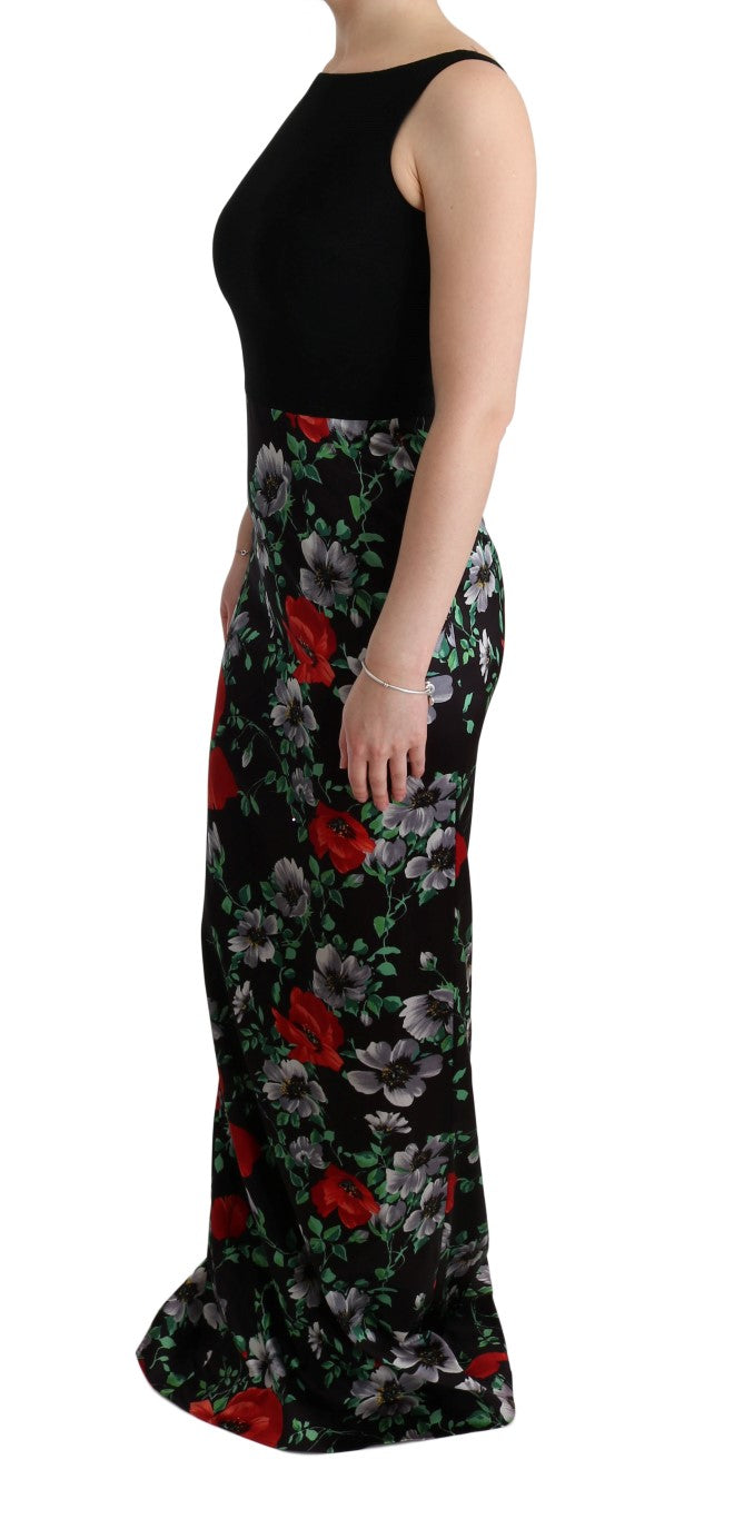 Dolce & Gabbana Elegant Floral Sheath Gown Dolce & Gabbana