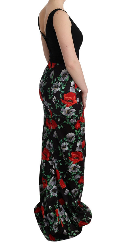 Dolce & Gabbana Elegant Floral Sheath Gown Dolce & Gabbana