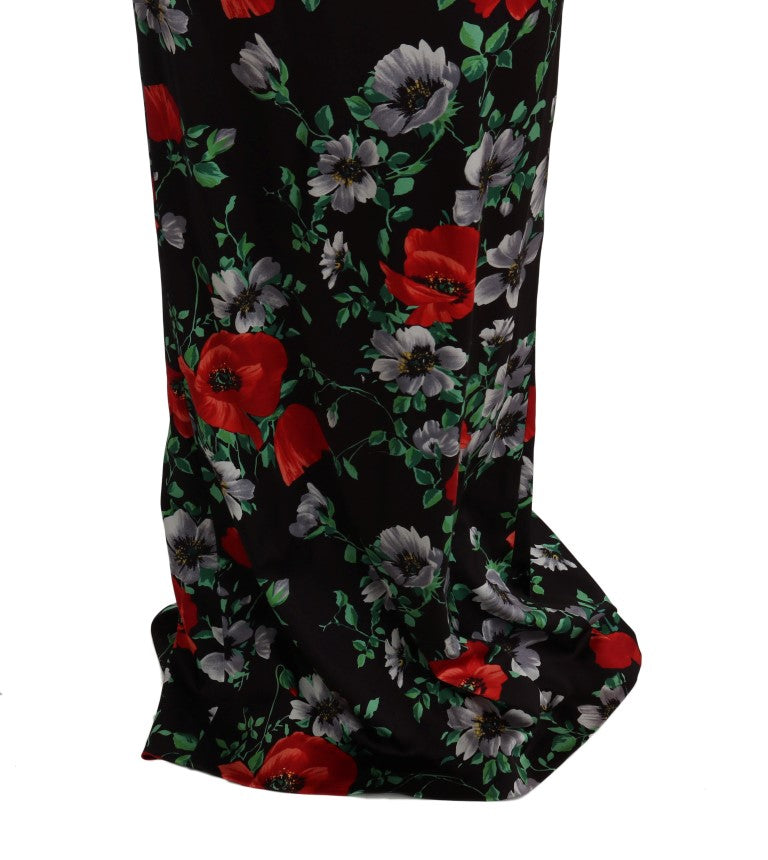 Dolce & Gabbana Elegant Floral Sheath Gown Dolce & Gabbana