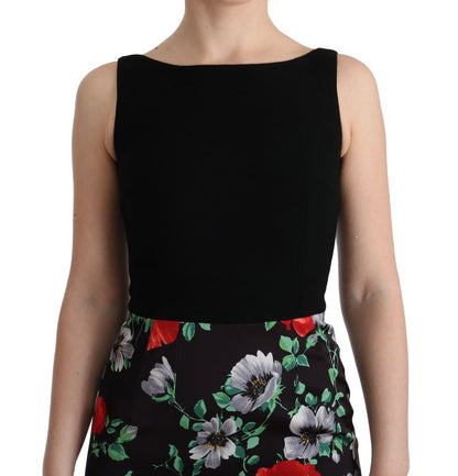 Dolce & Gabbana Elegant Floral Sheath Gown Dolce & Gabbana