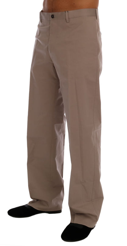 Dolce & Gabbana Chic Beige Chinos Casual Pants Dolce & Gabbana