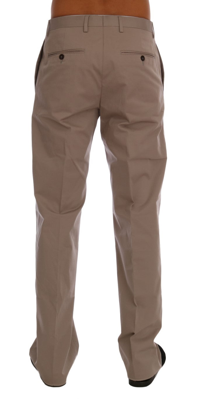 Dolce & Gabbana Chic Beige Chinos Casual Pants Dolce & Gabbana