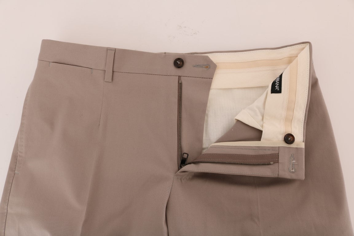 Dolce & Gabbana Chic Beige Chinos Casual Pants Dolce & Gabbana