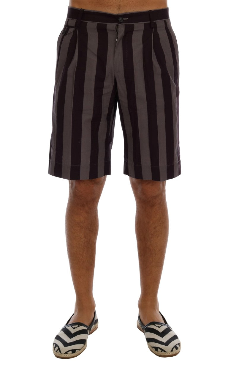 Dolce & Gabbana Casual Striped Cotton Shorts Dolce & Gabbana