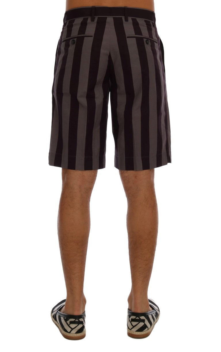 Dolce & Gabbana Casual Striped Cotton Shorts Dolce & Gabbana