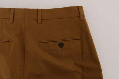 Dolce & Gabbana Elegant Brown Formal Trousers for Men Dolce & Gabbana