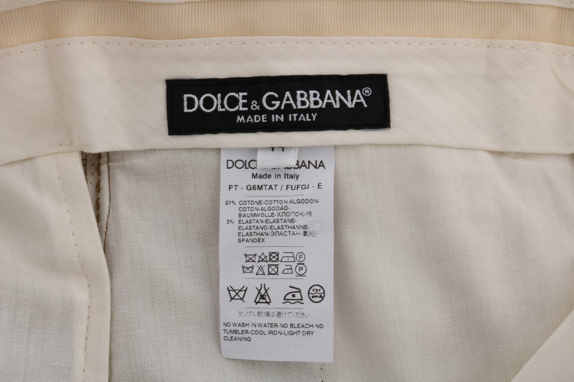 Dolce & Gabbana Elegant Brown Formal Trousers for Men Dolce & Gabbana