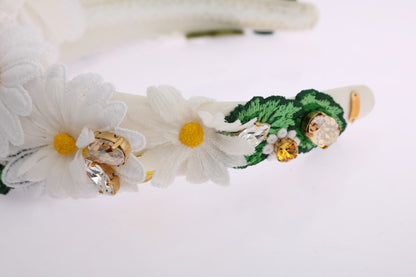 Dolce & Gabbana Sunflower Crystal Embellished Headband Dolce & Gabbana