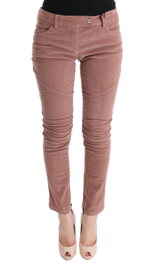 Ermanno Scervino Chic Brown Capri Cropped Pants for Elegant Evenings Ermanno Scervino