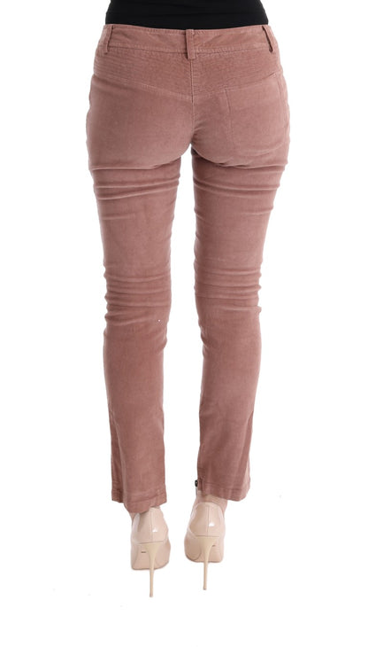 Ermanno Scervino Chic Brown Capri Cropped Pants for Elegant Evenings Ermanno Scervino