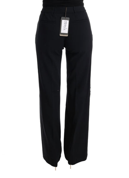 Ermanno Scervino Chic Black Bootcut Formal Pants Ermanno Scervino