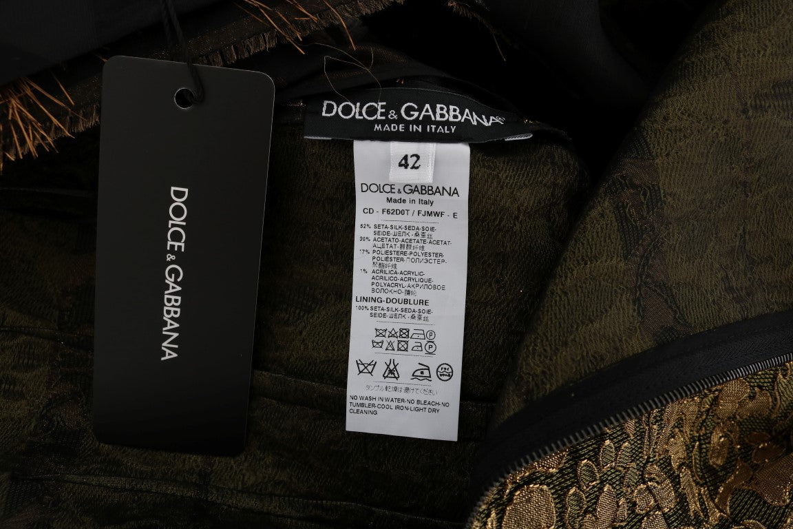 Dolce & Gabbana Elegant A-Line Full Length Sleeveless Dress Dolce & Gabbana