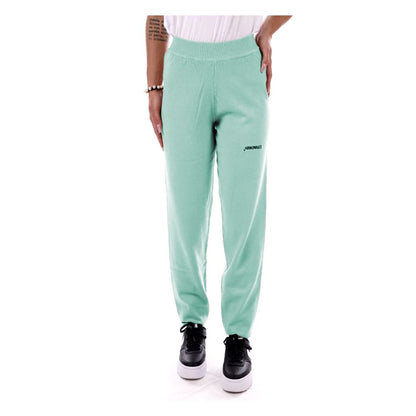 Hinnominate Mint Green Wool Blend Tracksuit Trousers Hinnominate