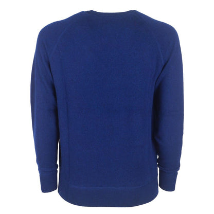 Emilio Romanelli Navy Blue Cashmere Crew Neck Sweater - Slim Fit Emilio Romanelli