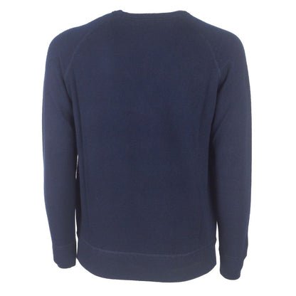 Emilio Romanelli Elegant Dark Blue Cashmere Sweater Emilio Romanelli