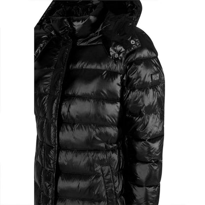 Yes Zee Chic Long Down Jacket with Hood for Women Yes Zee