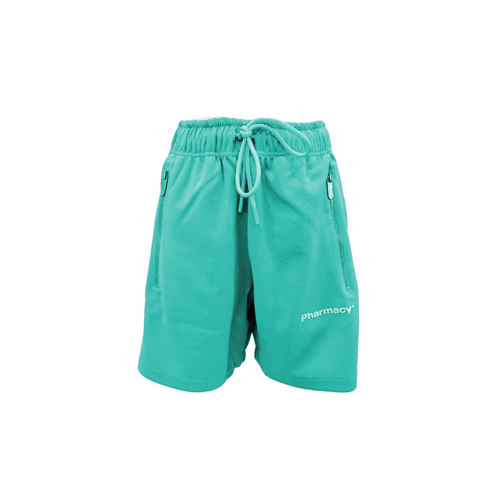 Pharmacy Industry Chic Green Bermuda Shorts with Side Stripes Pharmacy Industry