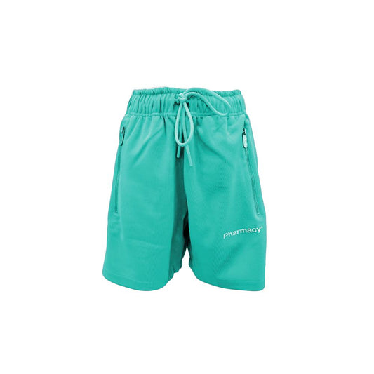 Pharmacy Industry Chic Green Bermuda Shorts with Side Stripes Pharmacy Industry