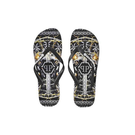 Philipp Plein Multicolor Graphic Print Women's Flip Flops Philipp Plein