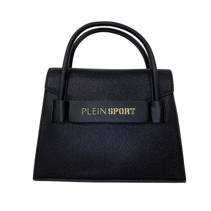 Plein Sport Elegant Black Tote with Logo Accent Plein Sport