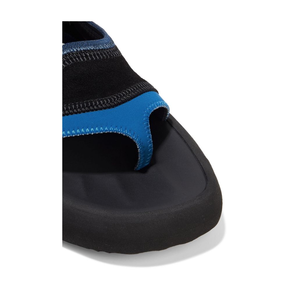 Off-White Chic Neoprene and Suede Sandals in Blue Off-White