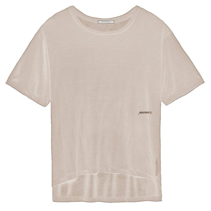 Hinnominate Elegant Oversized Modal Tee with Logo Hinnominate